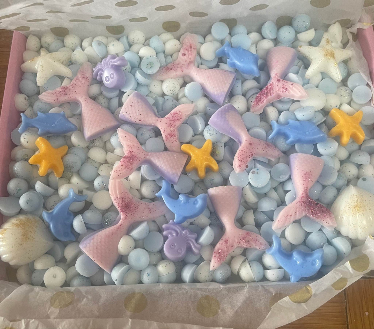 Under the sea themed wax melt box