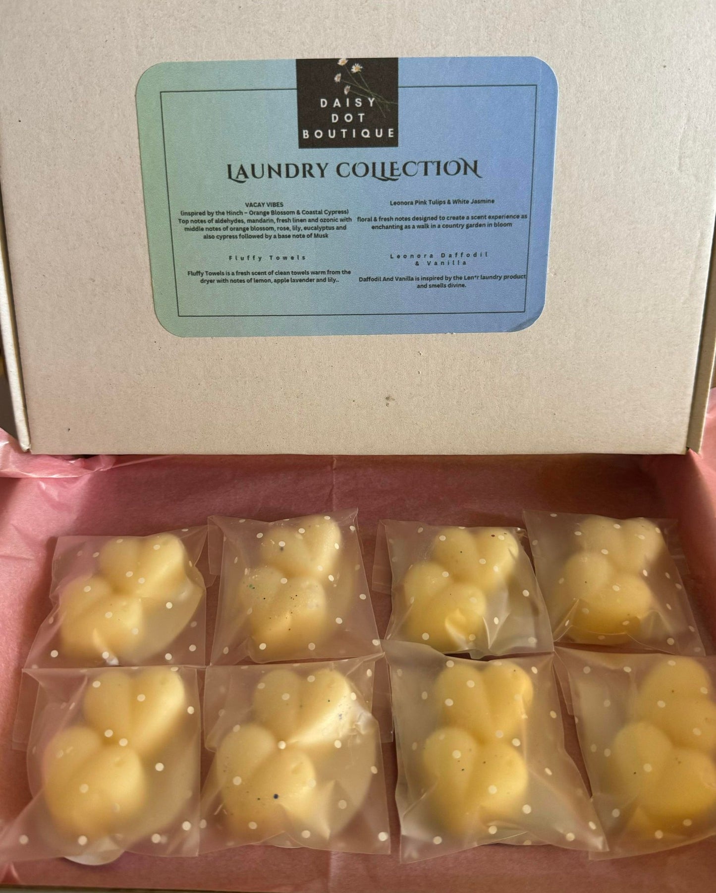 Wax melt sample boxes