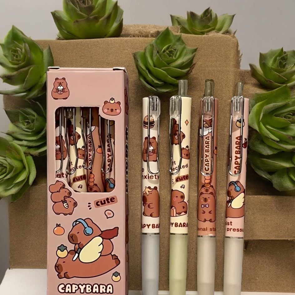 Capybara Gel Ink Rollerball Pens