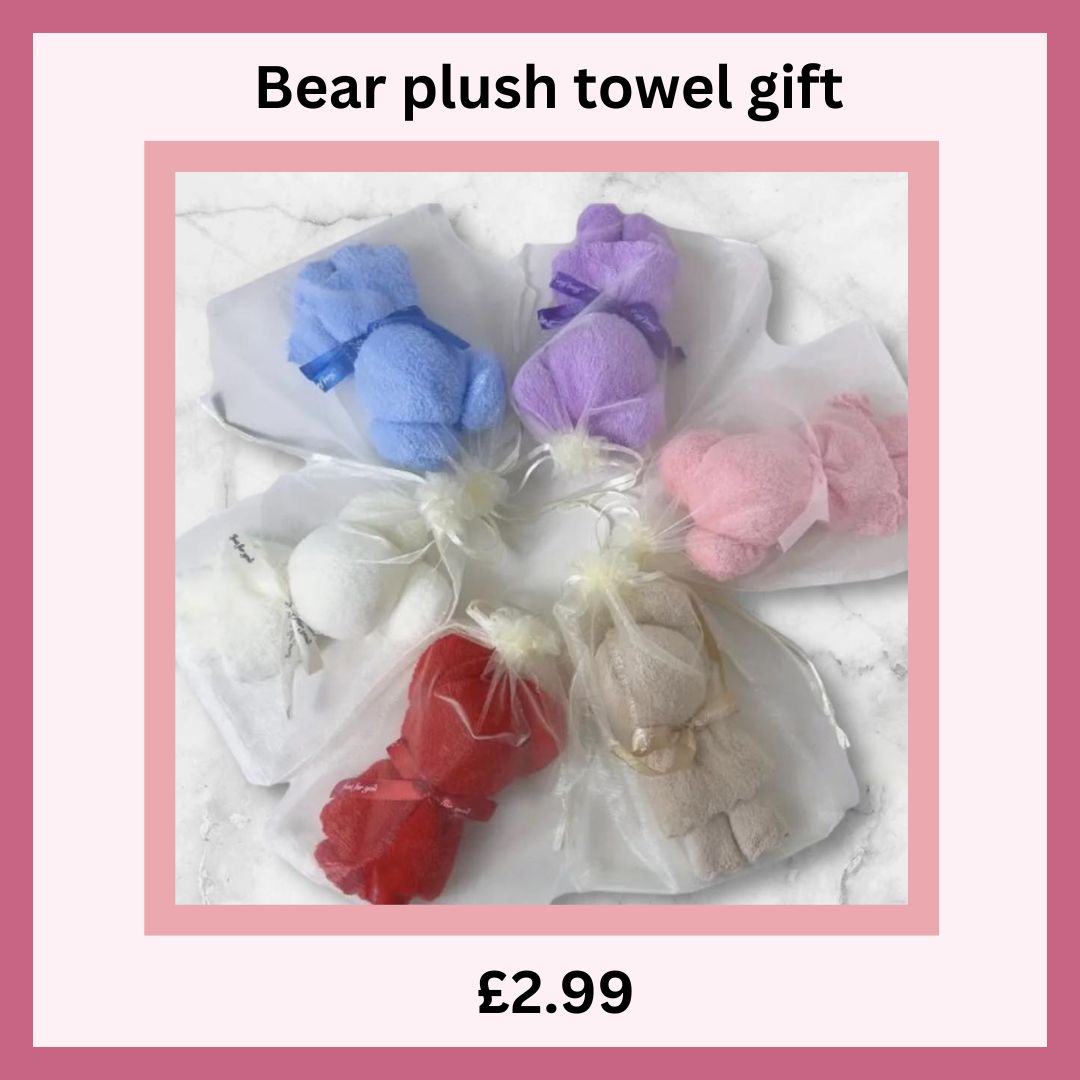 Bear plush towel