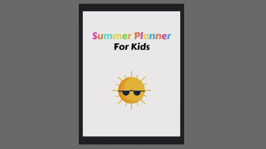 Kids Summer planner